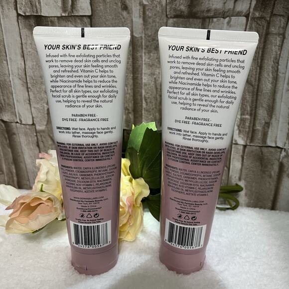 2 Pk - Dermasil Exfoliating Facial Scrub, Vitamin C & Niacinamide, 5 fl oz - Picture 2 of 2